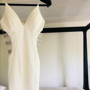 Brand New White Dress with Rhinestones